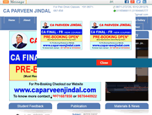 Tablet Screenshot of caparveenjindal.com